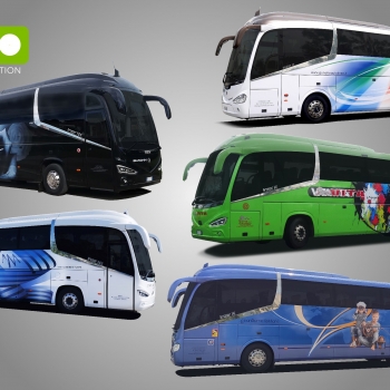 5 Grafiche per Autobus Irizar i6 by Pico Incentive